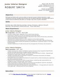 Interior designer cover letter template: Junior Interior Designer Resume Samples Qwikresume