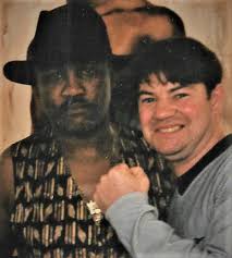 Marvis Frazier, 1980s heavyweight, and his father, former heavyweight champ  "Smokin'" Joe Frazier.