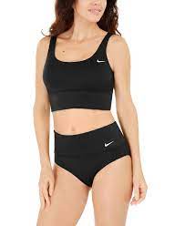 Essential Scoop Neck Bikini Top High Waist Swim Bottoms Scoop Neck Bikini Top Bikinis High Neck Bikinis