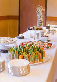 A Diy Wedding Reception For 200 Wedding Reception Food Reception Food Food