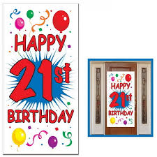 Deurposter 21 Jaar Alles Voor Een 21 Jaar Verjaardag Feestartikelen Nl