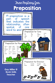 Prepositions for kids | english grammar video. Parts Of Speech Prepositions Book Units Teacher