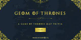 Game of thrones is an american fantasy drama television series created by david benioff and d. Making The Map Game Of Thrones Trivia Carto Blog