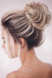 Pin By Ellen S Hairstyle Blog On Jolie Coiffure In 2021 Medium Hair Styles Hair Styles Hair Bun Maker