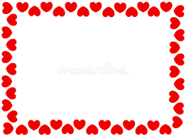 Click on the color box under select color. Red Hearts Border Stock Image Image Of Beauty Border 18280735
