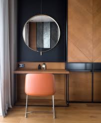 Geometric tile covers the floor in this beautiful bathroom, creating a globally inspired space. Luxury Ukrainian Villa By Studio Denrakaev Interiorzine