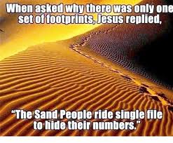 Hahaha Sand People Starwars Sandpeople Footprintsinthesand Footprints Singlefile Tbt Throwbacktoepisode4 Obiwankeno Star Wars Memes Funny I Laughed
