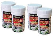 Using pest control bombs can kill wasp nests. Wasps Mini Fumigation Smoke Bombs X 4