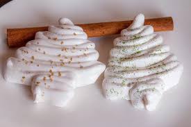Meringue Christmas Tree Cookie Four Kids And A Chicken Recipe Christmas Tree Cookies Tree Cookies Festive Holiday Desserts