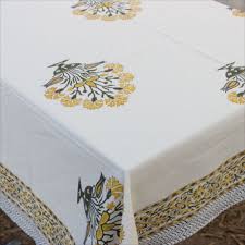Indian Cotton Camric Hand Block Printed Floral Table Cloth 4 Seater 6 Seater And 8 Seater In 2020 Table Linens For Sale Christmas Table Cloth Hand Block Printed