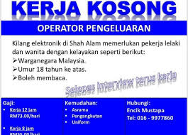 Area codes in shah alam. Kerja Kosong Shah Alam Klang Facebook