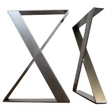 Have it made in reclaimed wood or in the antique mahogany as shown. Wholesale Black Powder Coating Modern Dining X Shaped Metal Table Legs Buy Dining Table Cross Leg Chrome Dining Table Leg Modern Stainless Steel Dining Table Leg Product On Alibaba Com