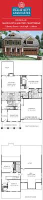 Liberty Grove 2128 Sq Ft 3 Bdrm Main Level Master Craftsman House Plan Design By Frank Betz Associa Craftsman Style House Plans House Plans House Floor Plans