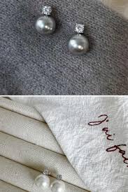 LEESA】純銀耳環\珍珠耳釘\圓珠耳環\珍珠耳環\氣質耳環\溫柔小姐姐系\灰珍珠耳環\耳針\女耳環\禮物