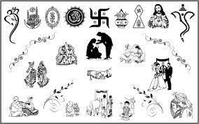 Image Result For Indian Wedding Symbols Wedding Symbols Wedding Drawing Wedding Background Images