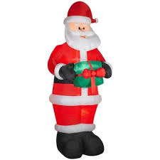 Giant Airblown Santa Available At These Retailers The Home Depot The Home Depot Mexico Homedepot Com Inflables Navidenos Navideno Home Depot