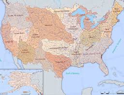 Map of world's major rivers. The River Map The United States With 18 Major River Basins Whatsanswer