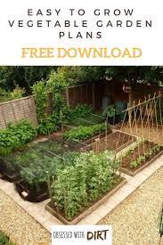 Free Vegetable Garden Layout Plans And Planting Guides Garden Layout Vegetable Vegetable Garden Planning Vegetable Garden Layout Plan