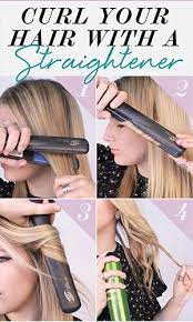 Curl Your Hair With Straightener Curl Hair With Straightener Flat Iron Hair Styles Curling Hair With Flat Iron