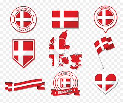 La bandera de dinamarca es el pabellón nacional que identifica a este reino europeo. Danish Flag Vector Bandera De Dinamarca Vector Hd Png Download Vhv