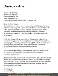 Biology Cover Letter Samples Templates Pdf Word 2021 Biologist Cover Letters Rb
