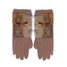 Jolies mitaines aux coloris et tricots divers. Gants Avec Fourrure Synthetique Et Noeud Femme Marron 3 Suisses