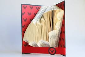 Bat Book Folding Pattern Includes Free Printable Downloads Etsy Book Folding Patterns Book Folding Book Art