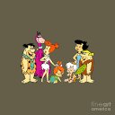 The Flintstones Cast- Drawing by Tantri Suartini - Pixels