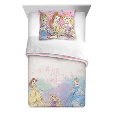 Set includes comforter, 2 shams (1 sham in twin/twinxl), 1 oblong, and 1 square decorative pillows. Disney Princesses 2 Piece Comforter And Sham Set Kids Bedding Twin Full Walmart Com Walmart Com