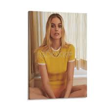 Amazon.com: SUKWA Wall Posters Margot Robbie Sexy Poster Wall Decor Art  Poster Canvas Poster Bedroom Decor Office Room Decor Gift Frame-style ...