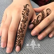 Simple Henna Designs That Are Easy To Draw Simple Henna Tattoo Finger Henna Indian Henna Designs