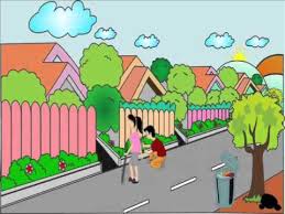 Gambar karikatur saat sangat beragam, baik dari rupa maupun cara pembuatannya. 66 Koleksi Gambar Animasi Lingkungan Sekitar Rumah Gratis Gambar Rumah