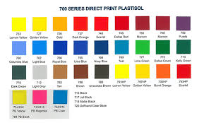 700 series color chart