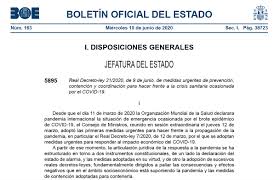 Título en orden alfabético títulos en orden alfabético al revés el más reciente primero el más antiguo primero los más populares primero last. Real Decreto Ley 21 2020 De 9 De Junio Medidas A Tener En Consideracion Una Vez Entrada En La Nueva Normalidad Manel Valcarce Consultoria Deportiva Asesoria Gimnasios Marketing