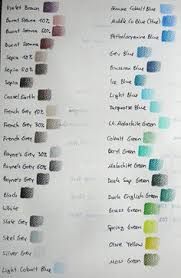 359 Best Pencil Colour Charts Images In 2019 Colored