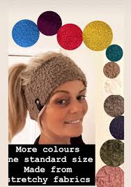Buy SALE Handmade Headband Ear Warmer Made From Quality Stretchy Buckle  Fabric Fleece Lined Many Colours Warm Buff Headscarf Skiing Headwear Online  in India