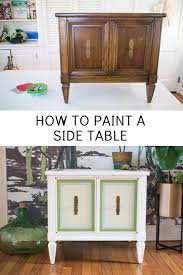 Painting A Wooden Table With The Help Of Painters Tape In 2020 Wooden Tables Diy Wood Projects Painters Tape