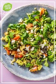 Salade De Couscous Perle A L Avocat Et A La Feta Recette Hellofresh Recept