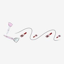 Makeup Brush Dividing Line Illustration Makeup Clipart Creative Dividing Line Makeup Brush Dividing Line Png Transparent Clipart Image And Psd File For Free Line Illustration Makeup Clipart Makeup Brushes