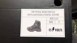 ✓CS VOLTS PATROL SHOES