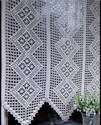 Dantel Perde Ornekleri Filet Crochet Perde Dantel