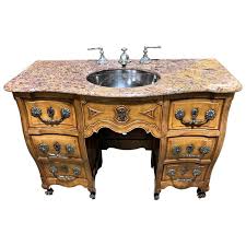 We can make rustic bathroom vanities in a variety of wood types and styles. 19th Century French Cherrywood And Marble Top Bathroom Vanity For Sale At 1stdibs