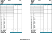 The gin rummy association (rummy tournaments and official rules) book: Shanghai Card Game Score Sheet Studyfasr