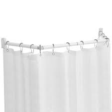 Telescoping design for this curved shower curtain rod adjusts between 38 and 72 inches and is the ideal solution for showers in your bathroom. Stromberg Carlson Extend A Shower Expanding Rod Camping World