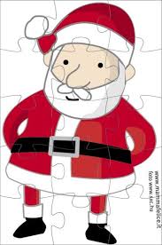 Lavoretti Di Natale Il Puzzle Di Babbo Natale Bambini Di Natale Babbo Natale Progetti Di Natale