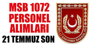 Check spelling or type a new query. Milli Savunma Bakanligi Msb 1072 Personel Alimi Basvurulari