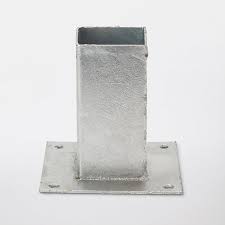 Dans le magasin jardin cdiscount bien sûr ! Base Poteau A Fixer Galva 7 X 7 Cm Castorama