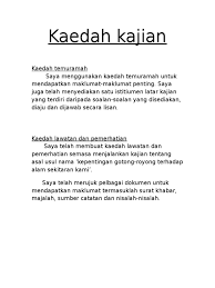 Apa yang terlintas di pikiranmu ketika mendengar cara membuat website? Pemerhatian Kaedah Kajian