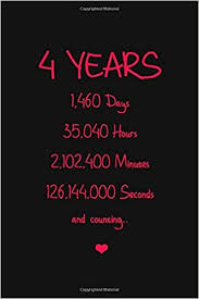 Fossil mens machine chronograph smoke stainless steel watch. 4 Years 4th Year Anniversary Gift For Girlfriend Boyfriend Wife Husband Notebook Counting The Time Days Minutes Seconds Romantic Wedding Anniversary Gifts Amazon Co Uk Notebooks Anniversary Celebration 9798621487911 Books