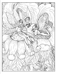 An adult coloring book featuring fun and fantastical images of snow queens, fairies, mermaids, dragons and more. Get This Printable Fantasy Coloring Pages For Adults 3dff